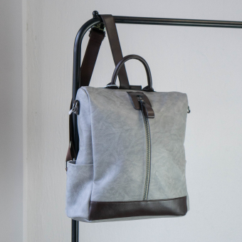 Рюкзак-сумка с молнией посередине