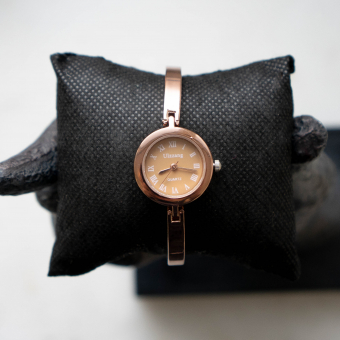 Часы минимал цельный метал ремень