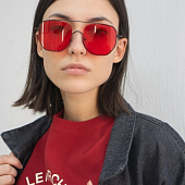 картинка Очки солнцезащитные авиаторы металл оправа по кругу от магазина LonnaMag