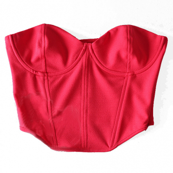 Топ корсетного кроя ОКР сбоку молния косточки