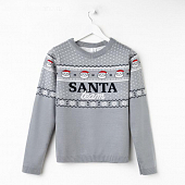 Картинка Джемпер вязанный KAFTAN "Santa team" (Шерсть 20%, ПАН 80%) от магазина LonnaMag