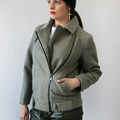 Картинка Куртка косуха плюшевая oversize от магазина LonnaMag