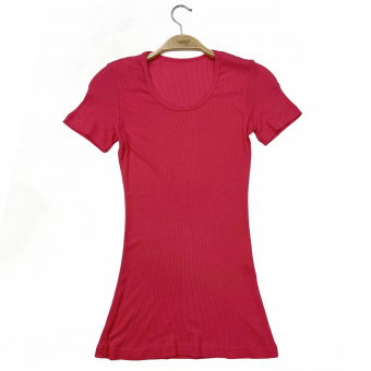 Футболка тонкая по фигуре (вискоза 95% лайкра 5%) (Елена)