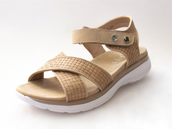 Сандалии спортивные STYLELE тиснение под плетение липучка 2 заклепки