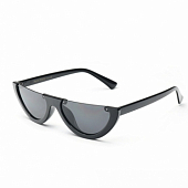 картинка Очки солнцезащитные узкие снизу толстая оправа заостренные от магазина LonnaMag