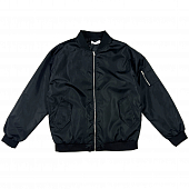 Картинка Бомбер плащевка oversize на спине надпись от магазина LonnaMag