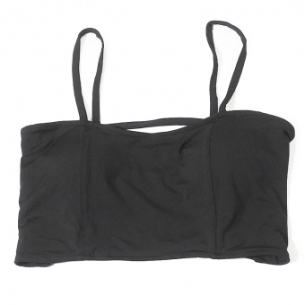 Топ бандо на тонких лямках открытая спина из полос