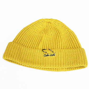 Шапка с подворотом 2 кольца вышивка Cuhe-cods