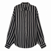 Картинка Блуза вертикальная полоска из 3 штук oversize от магазина LonnaMag