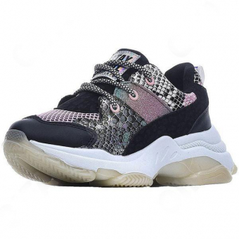 Кроссовки футуристичные микс материалов - осень`20