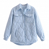 Картинка Куртка рубашка стеганая волнами 4 кармана от магазина LonnaMag