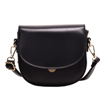 Сумка мини crossbody кожзам полукруглая