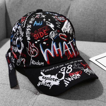 Кепка принт надписи графитти What