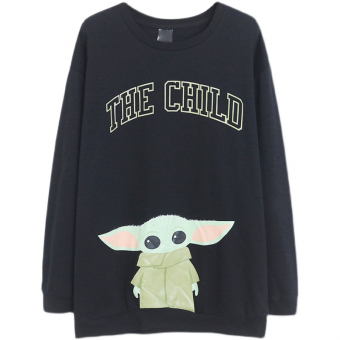 Свитшот oversize надпись The Child Малыш Йода