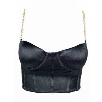 Корсет топ чашки лямки из цепей