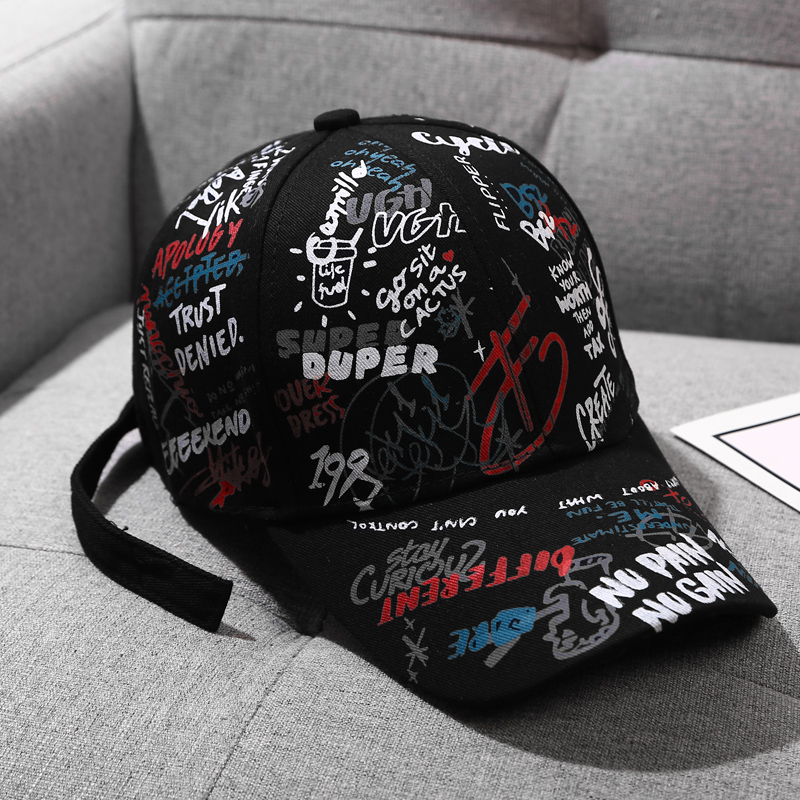 картинка Кепка принт надписи графитти Super Duper от магазина LonnaMag