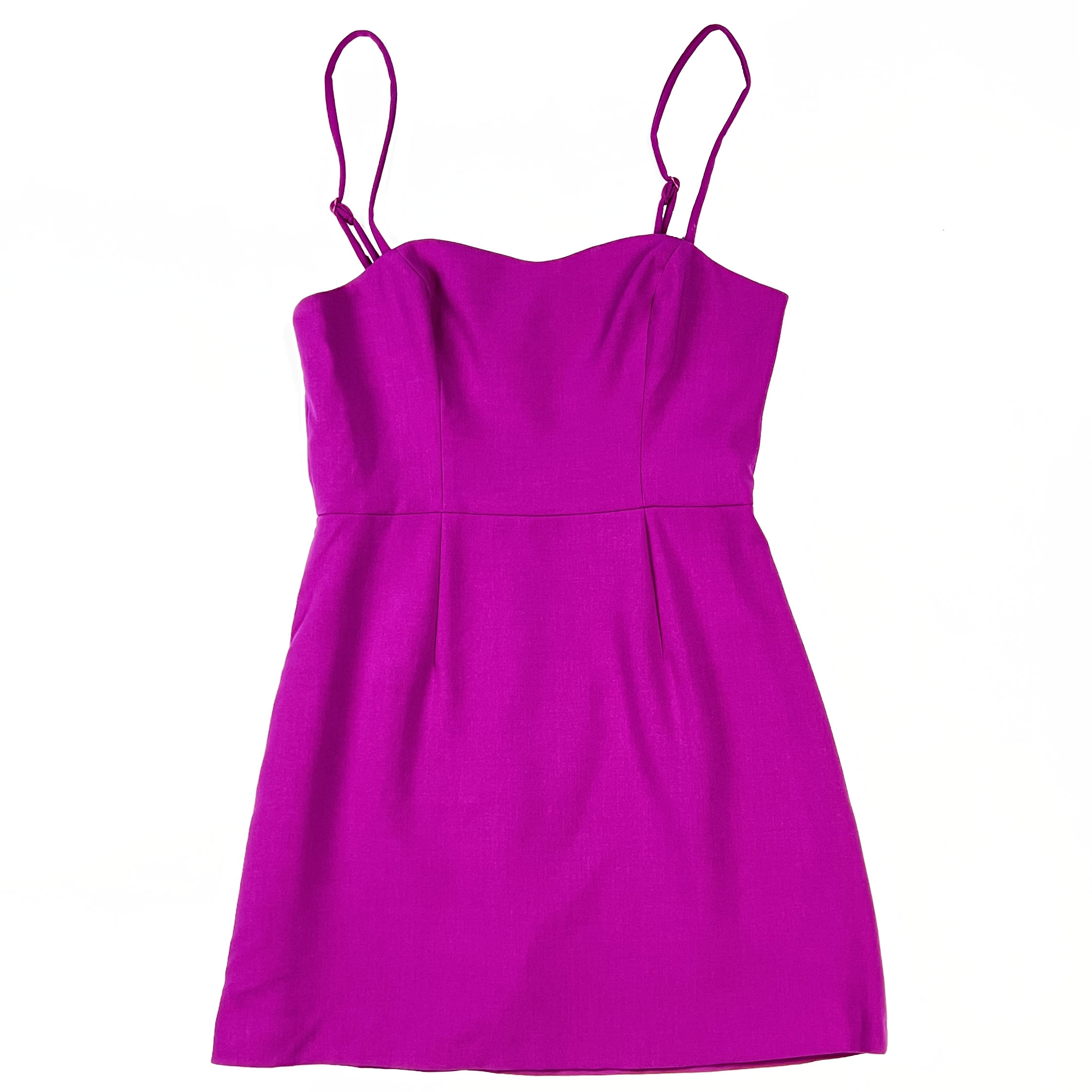 Картинка Платье супер мини токние лямки фуксия от магазина LonnaMag