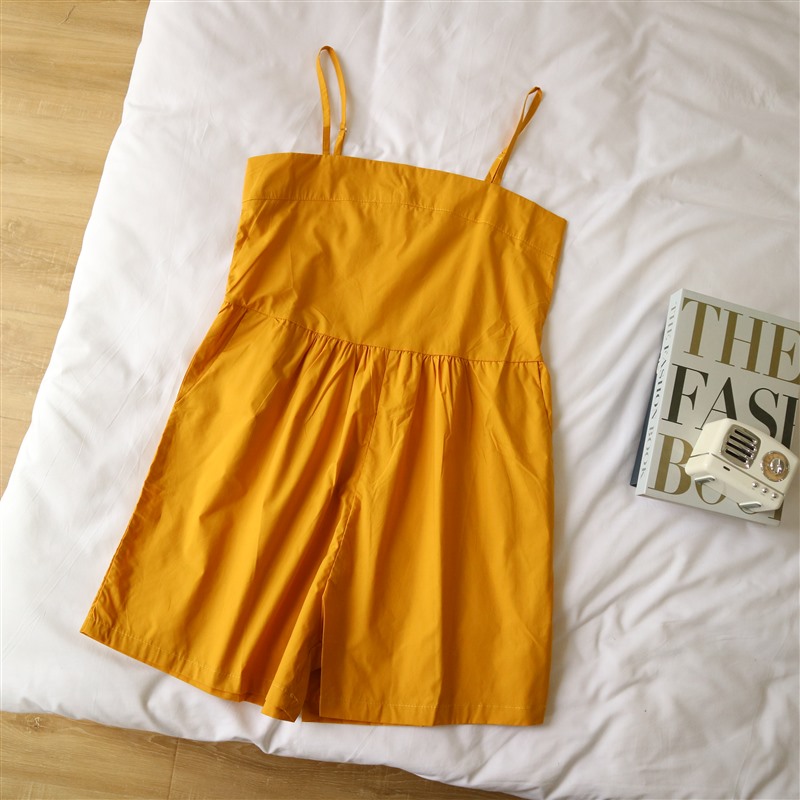 Картинка Ромпер летний хлопок на лямках сзади молния от магазина LonnaMag