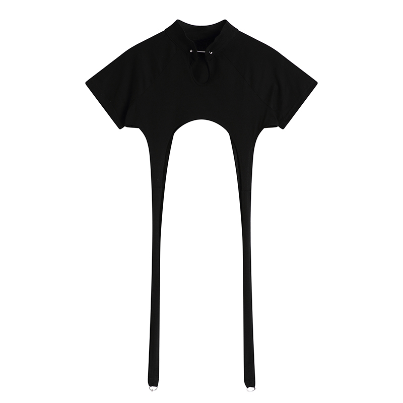 Картинка Платье мини тонки лямки + топ футболка укороченный от магазина LonnaMag