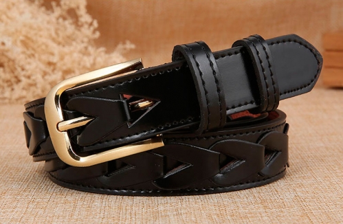 картинка Ремень кожзам плетение как на цепи от магазина LonnaMag