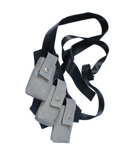 картинка Сумки на кнопке маленькие нагрудные 3 штуки светоотражающие от магазина LonnaMag