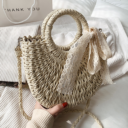 картинка Сумка-корзина соломенная  от магазина LonnaMag