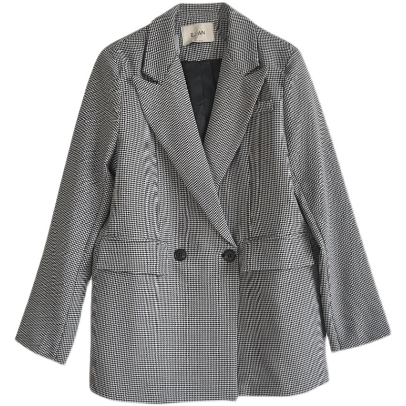 Картинка Пиджак оверсайз мелкая гусиная лапка от магазина LonnaMag