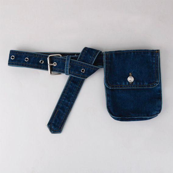 картинка Ремень деним с кошельком от магазина LonnaMag