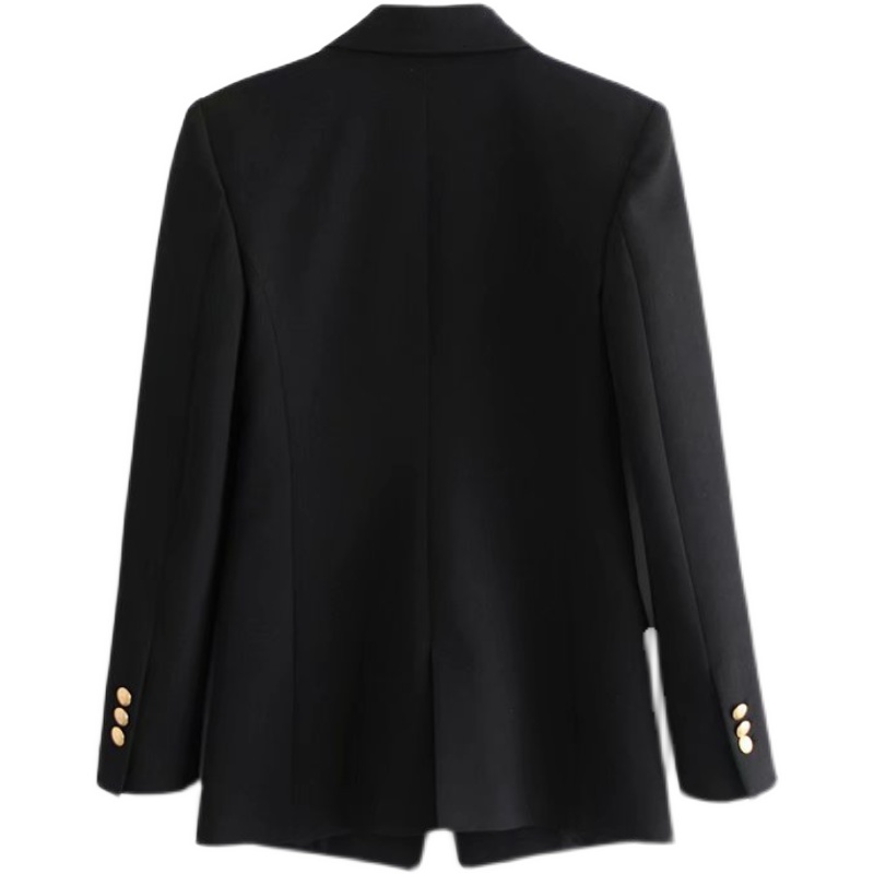 Картинка Пиджак приталенный двубортный 6 золотых пуговиц от магазина LonnaMag