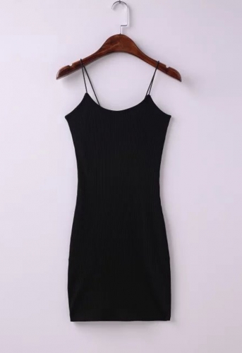 Картинка Платье мини тонкие лямки шнурки от магазина LonnaMag