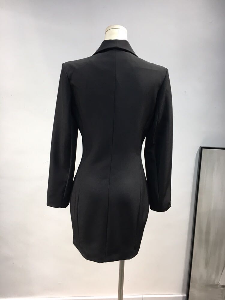 Картинка Платье пиджак приталенное защипы на бедрах и сзади от магазина LonnaMag