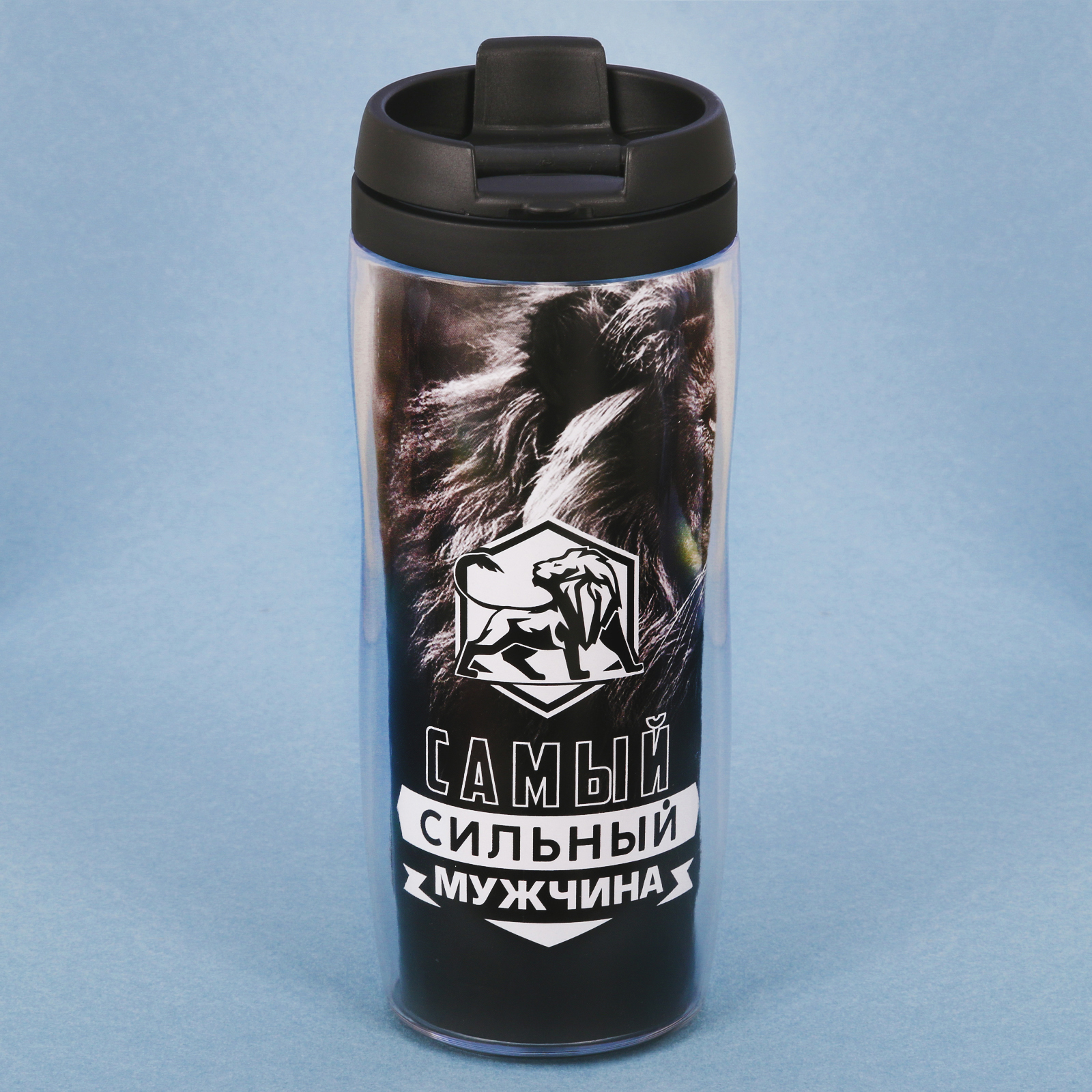 картинка Термостакан "Самому сильному мужчине", 350 мл от магазина LonnaMag