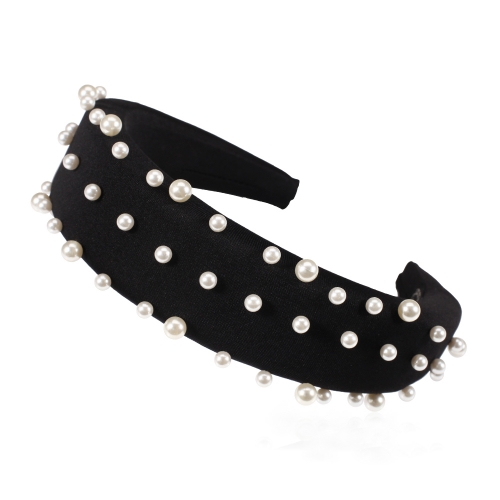 картинка Уплотненный гладкий ободок с жемчугом от магазина LonnaMag