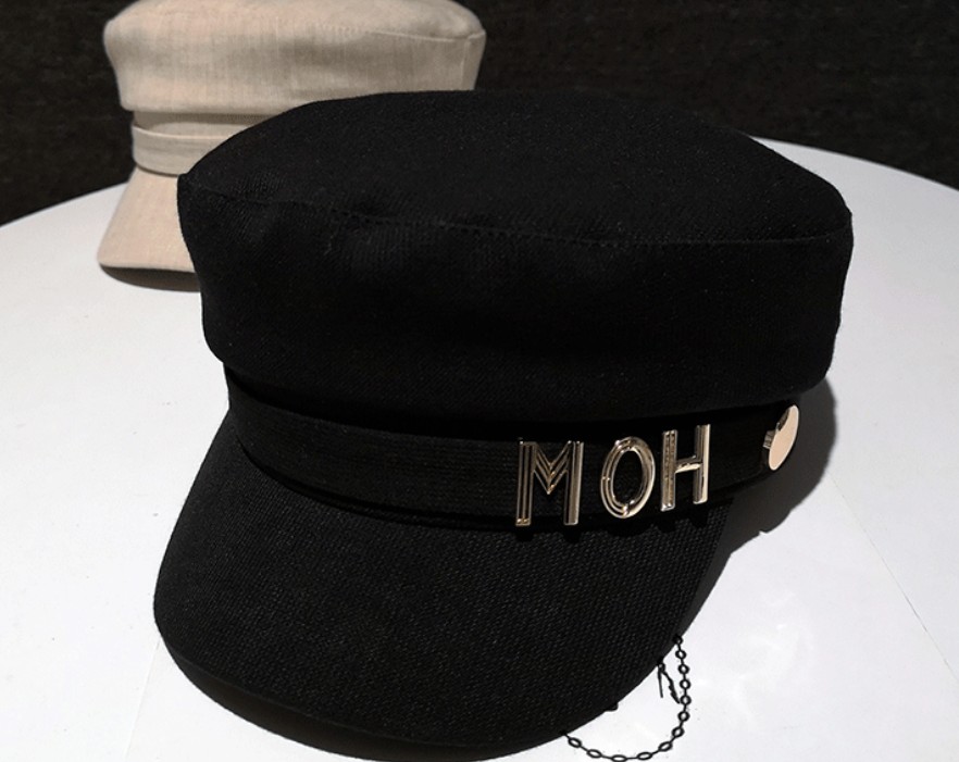 картинка Кепка кепи пуговицы и буквы MOH от магазина LonnaMag
