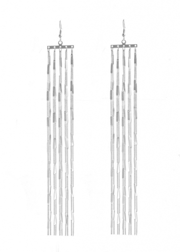 картинка Серьги металл с длинными цепочками от магазина LonnaMag