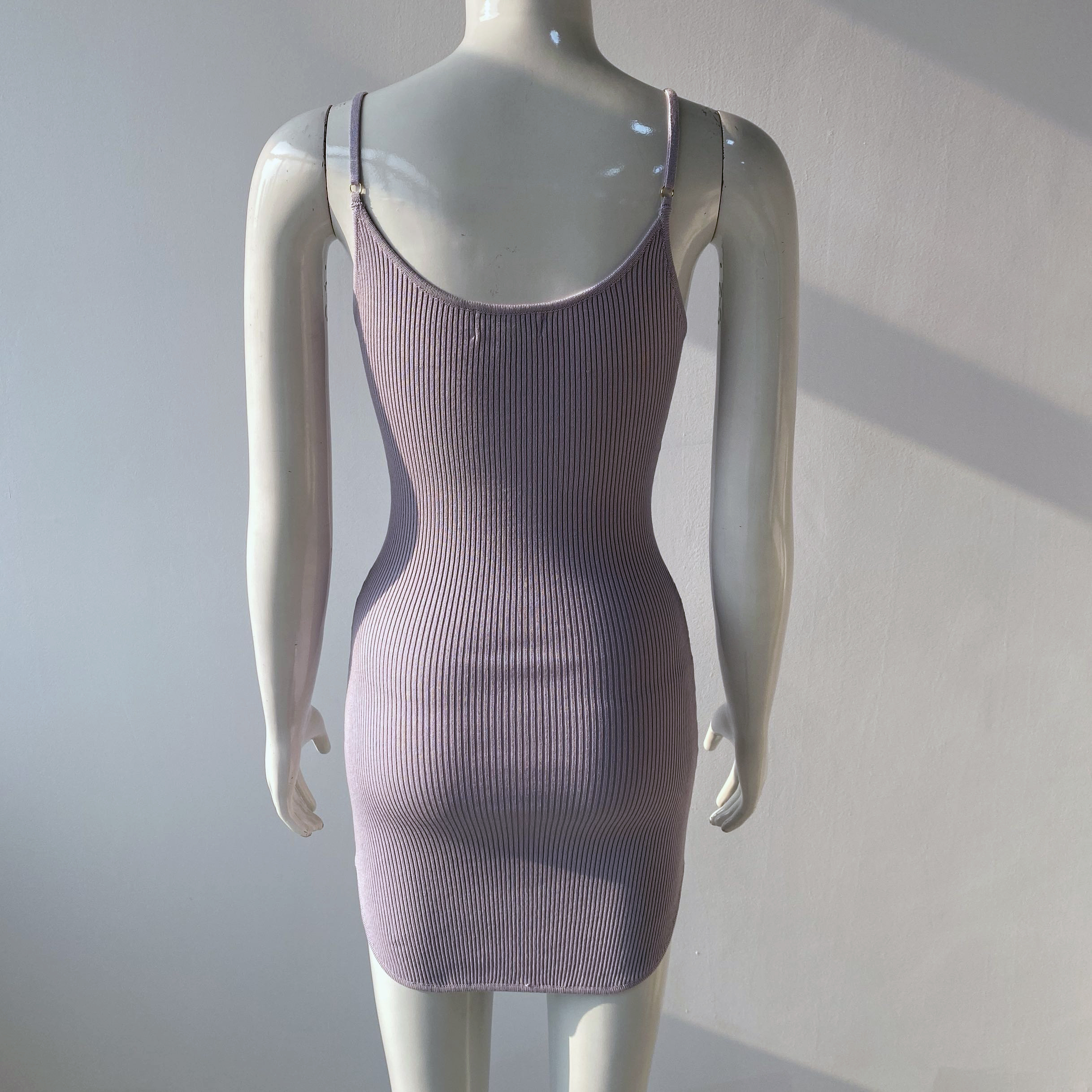 Картинка Платье майка мини мелкий рубчик от магазина LonnaMag