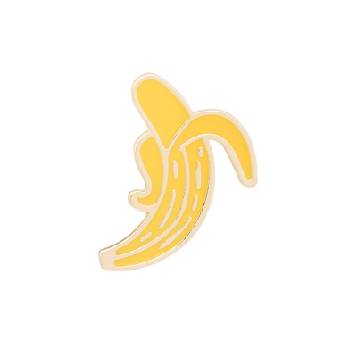 картинка Брошь эмаль банан от магазина LonnaMag