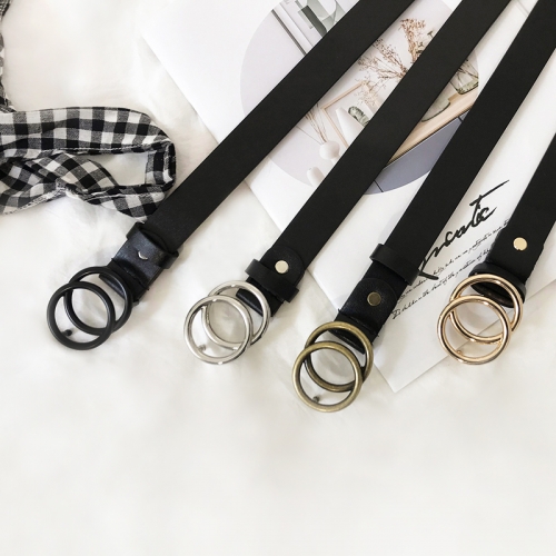 картинка Черный ремень с пряжкой ОО от магазина LonnaMag