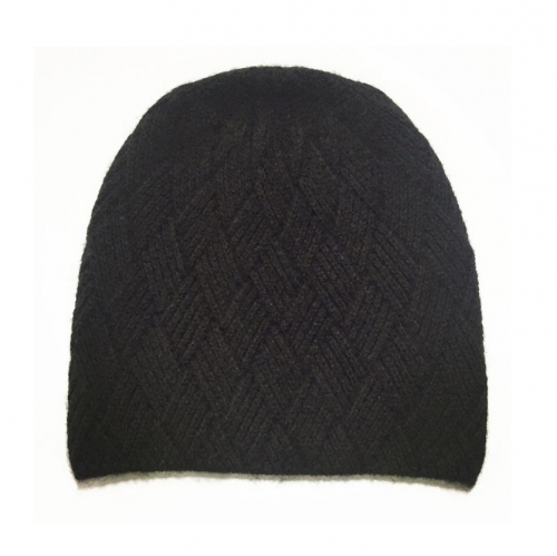 картинка Шапка вязаная ромбами без подворота от магазина LonnaMag