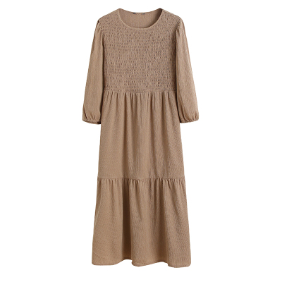 Картинка Платье миди ткань гафре грудь на резинках от магазина LonnaMag