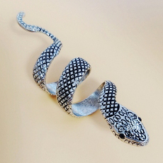 картинка Кольцо широкая Змея вокруг пальца от магазина LonnaMag