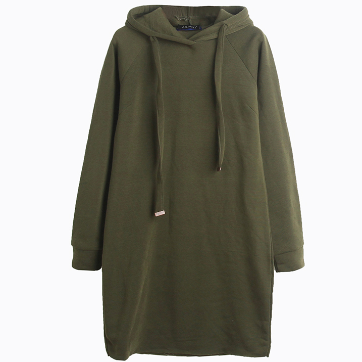 Картинка Платье худи прямое на флисе AILIAIXI от магазина LonnaMag