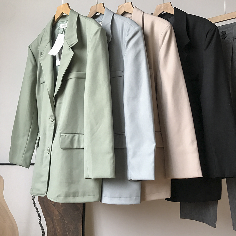 Картинка Пиджак длинный пастельный VIKI от магазина LonnaMag