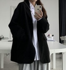 Картинка Пиджак свободный 3 пуговицы 3 расцветки от магазина LonnaMag