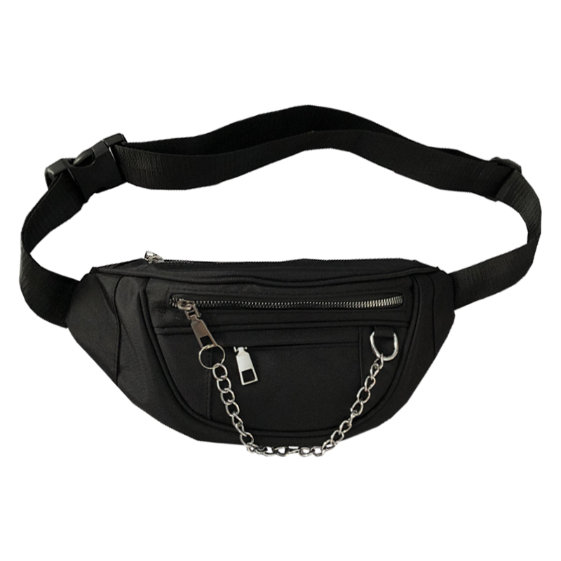 картинка Сумка поясная и через плечо кожзам 2 цепочки от магазина LonnaMag