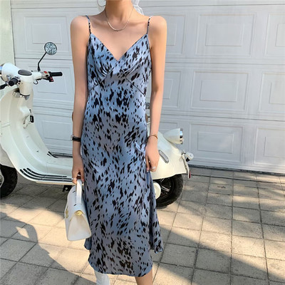 Картинка Платье миди комбинация черные пятна от магазина LonnaMag