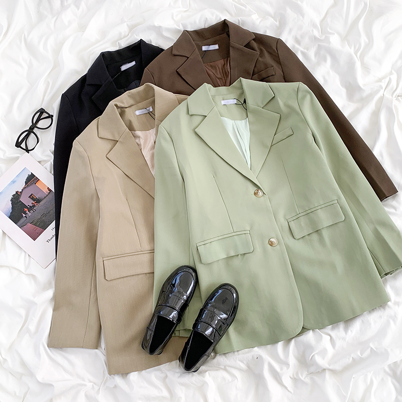 Картинка Пиджак 2 черепаховые пуговицы Rena от магазина LonnaMag