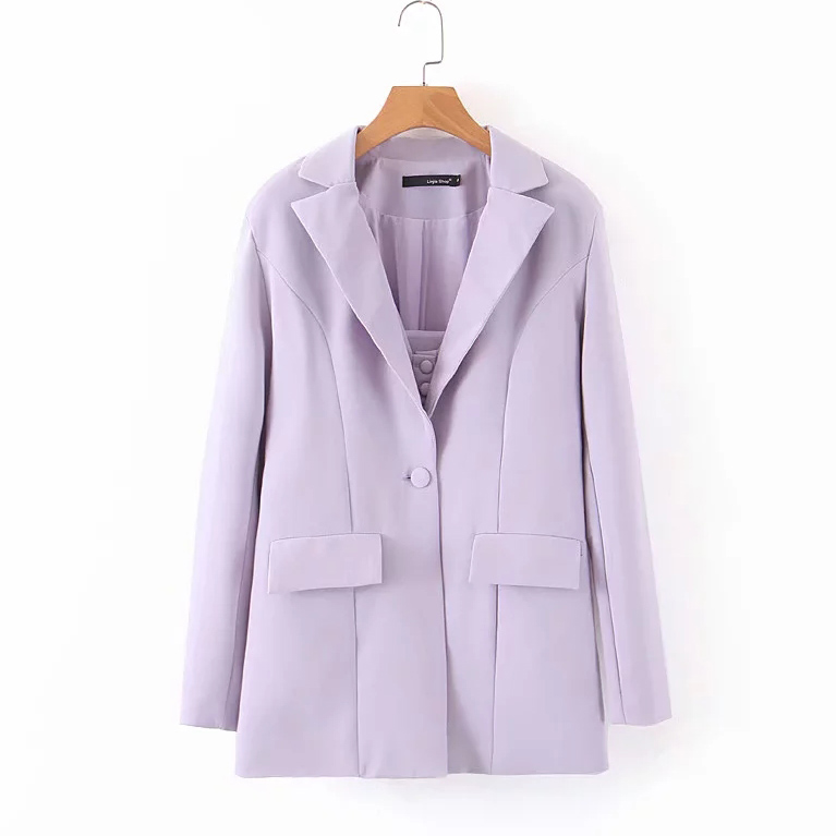 Картинка Пиджак сиреневый (есть комплект) от магазина LonnaMag