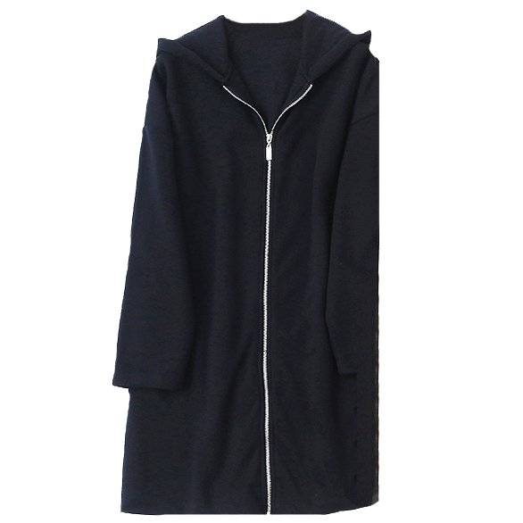 Картинка Платье толстовка на молнии флис капюшон от магазина LonnaMag