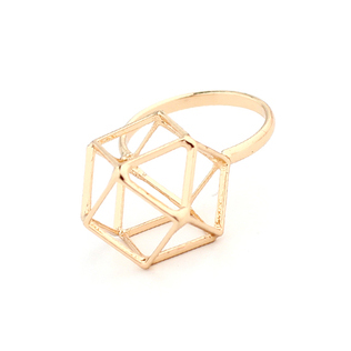 картинка Кольцо геометрический квадрат  от магазина LonnaMag